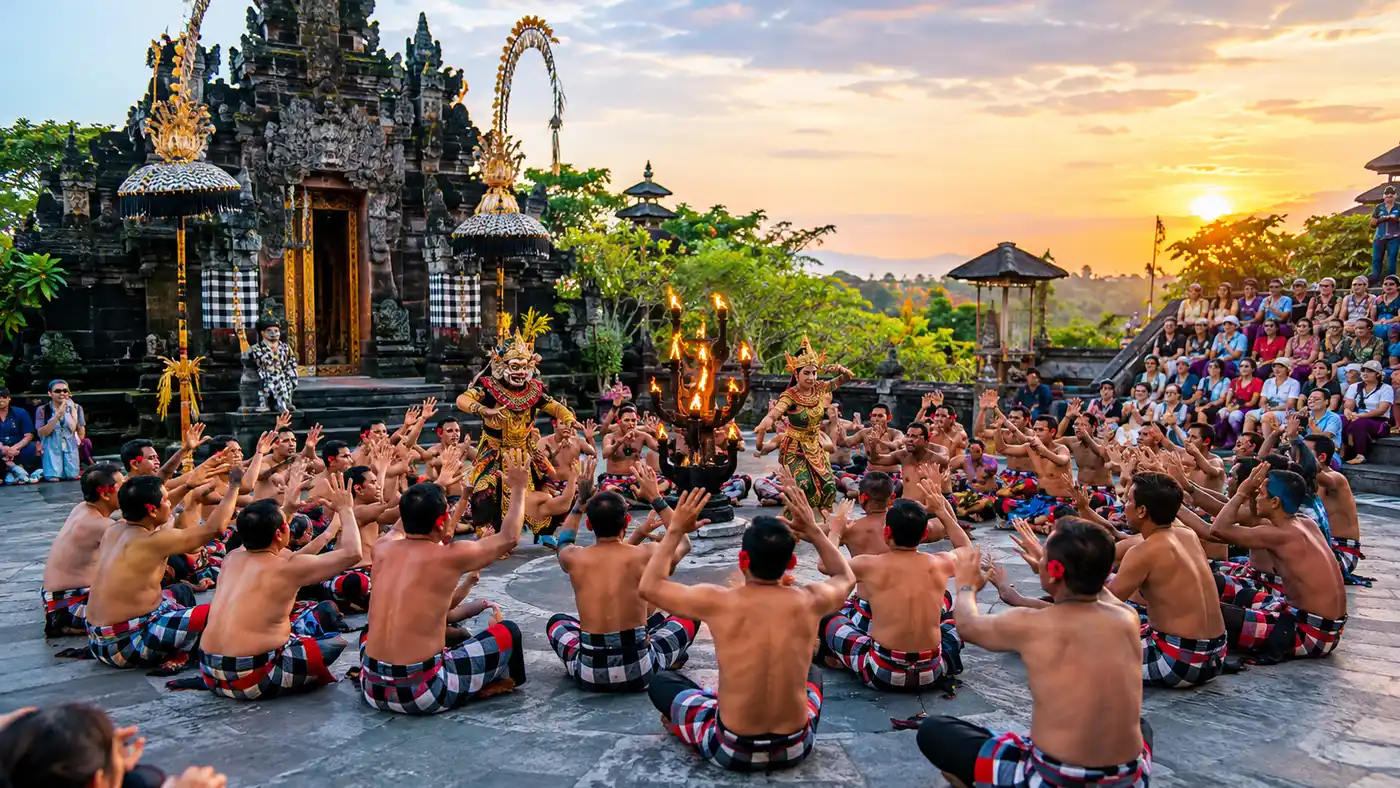 Pura Dalem Taman Kaja Kecak Dance Guide